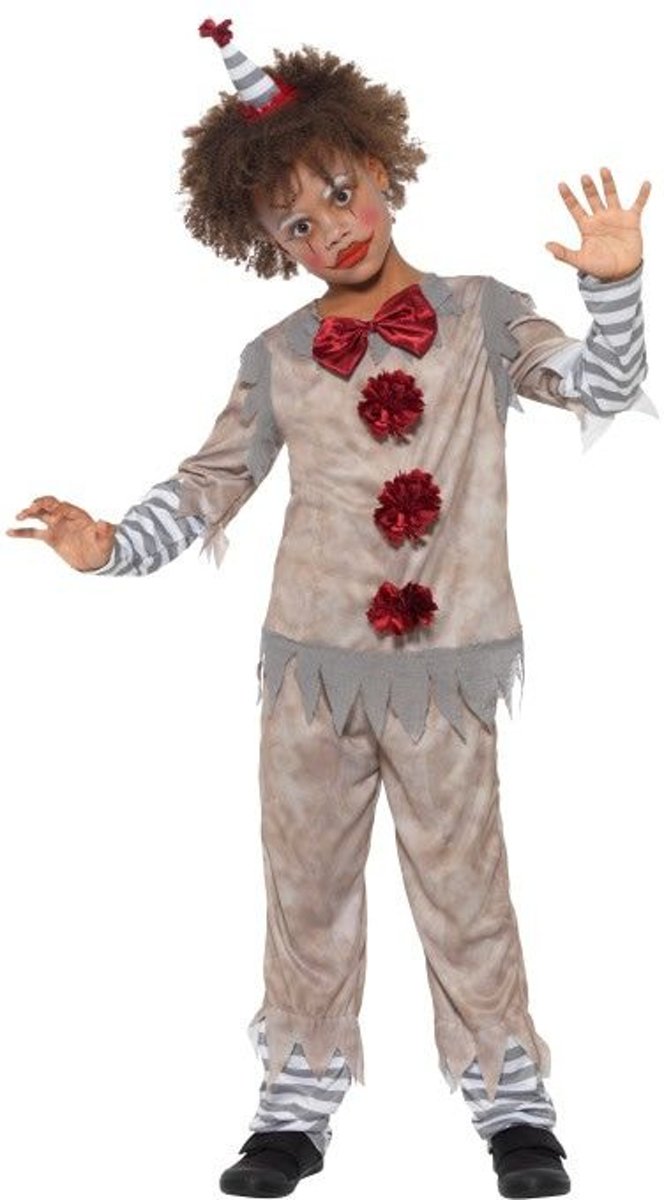 Clown & Nar Kostuum | Klassieke Clown Boltini Kostuum | Medium | Halloween | Verkleedkleding